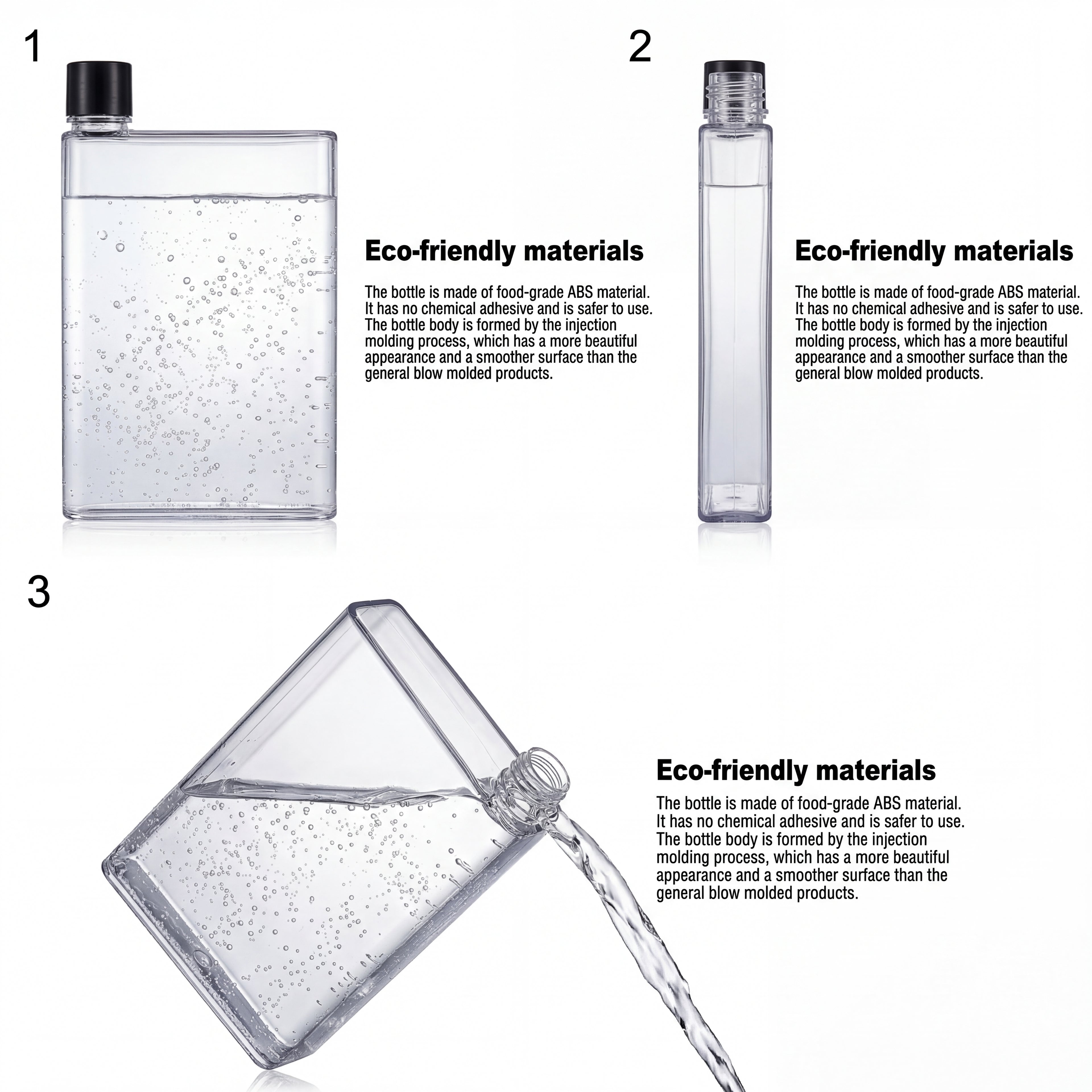 Slim Flat Water Bottle