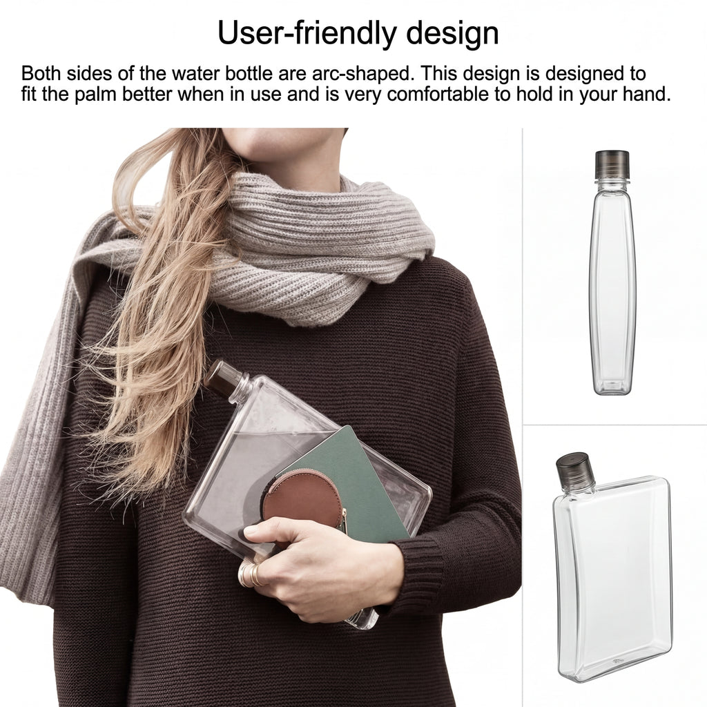 Slim Flat Water Bottle
