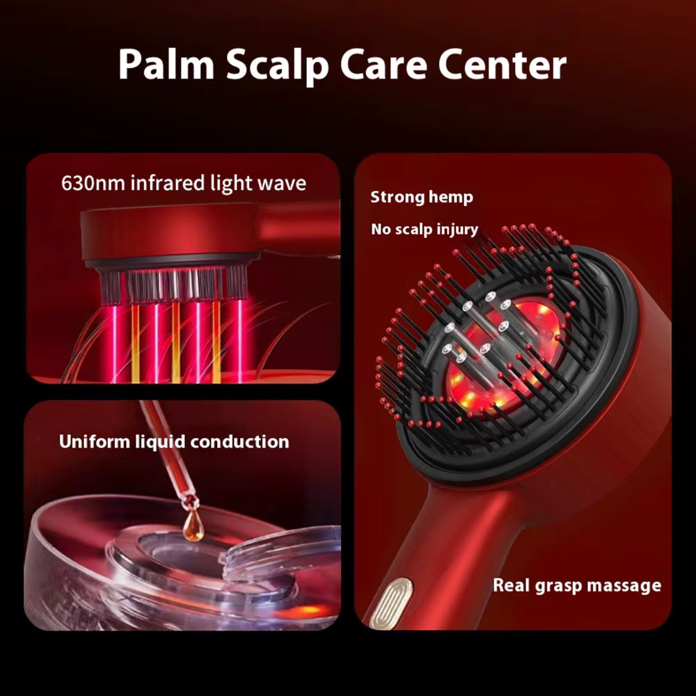 Electric Scalp Massage – Red Light Therapy