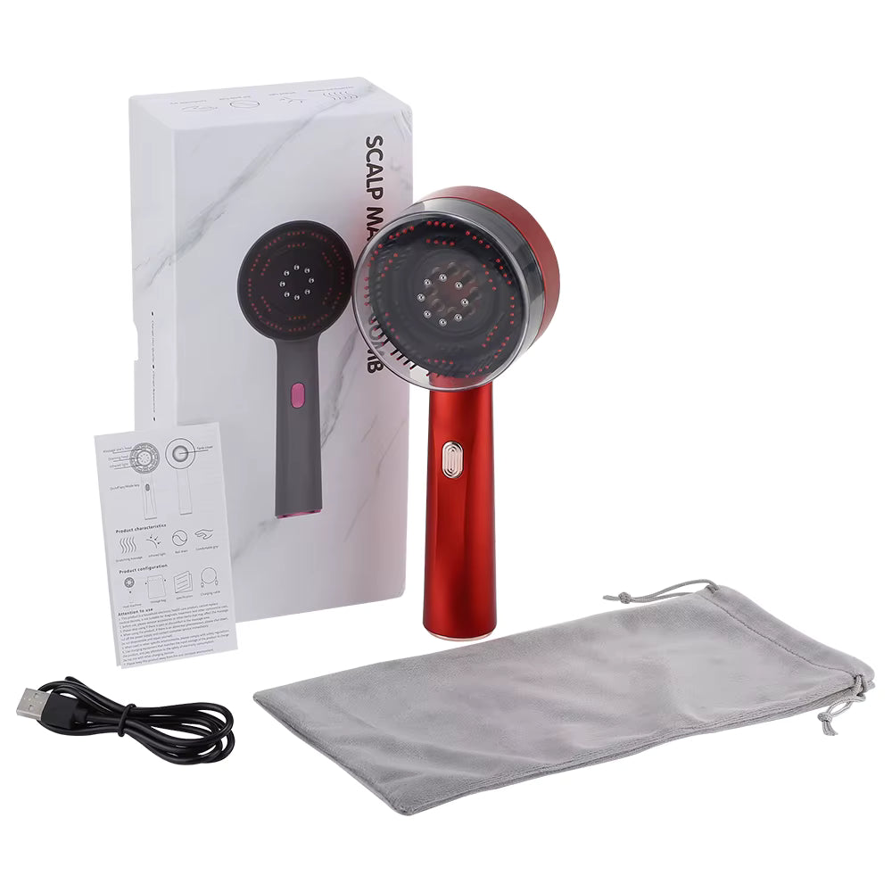 Electric Scalp Massage – Red Light Therapy